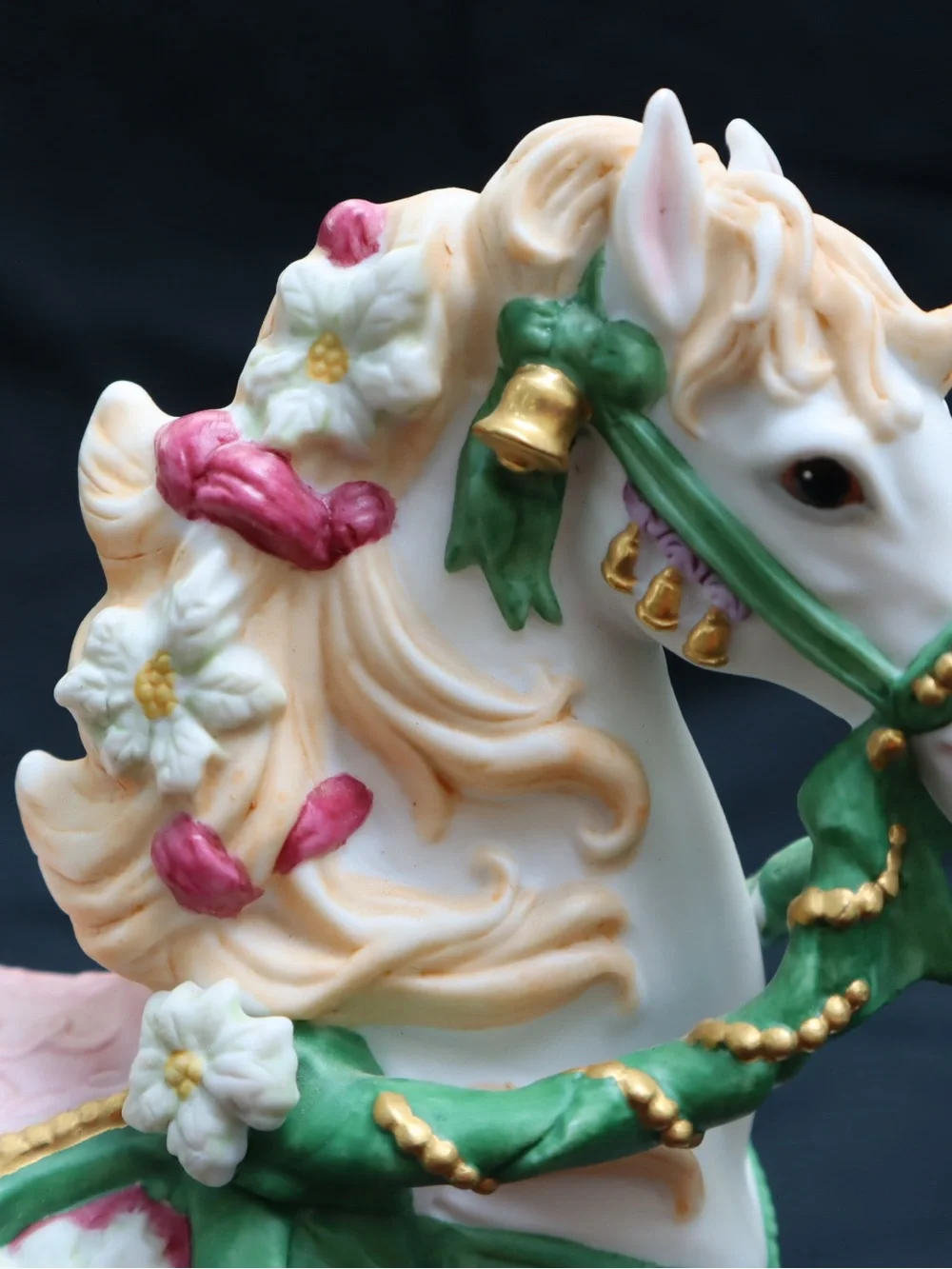 Lenox 1993 Carousel Christmas Horse Figurine